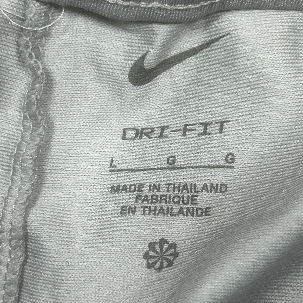 Nike Epic Training Track Pants Mens L Light Gray‎ Drawstring DRIFIT Joggers EUC